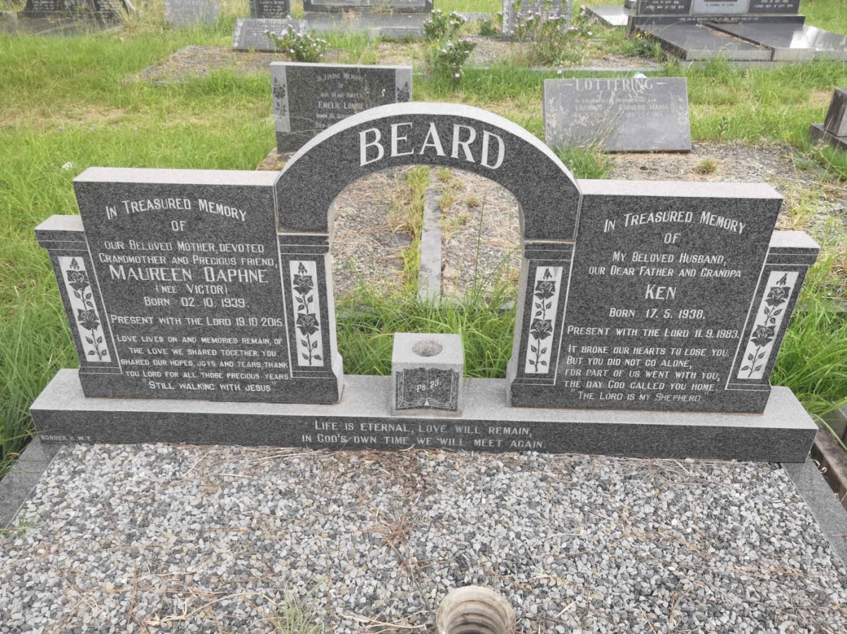 BEARD Ken 1938-1983 & Maureen Daphne VICTOR 1939-2015