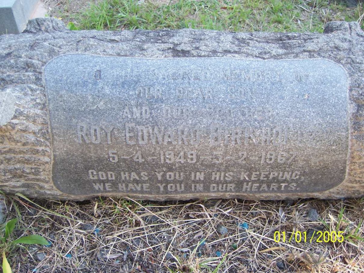 BIRKHOLTZ Roy Edward 1949-1967
