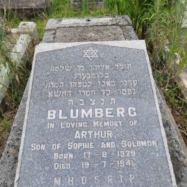 BLUMBERG Arthur 1929-1941