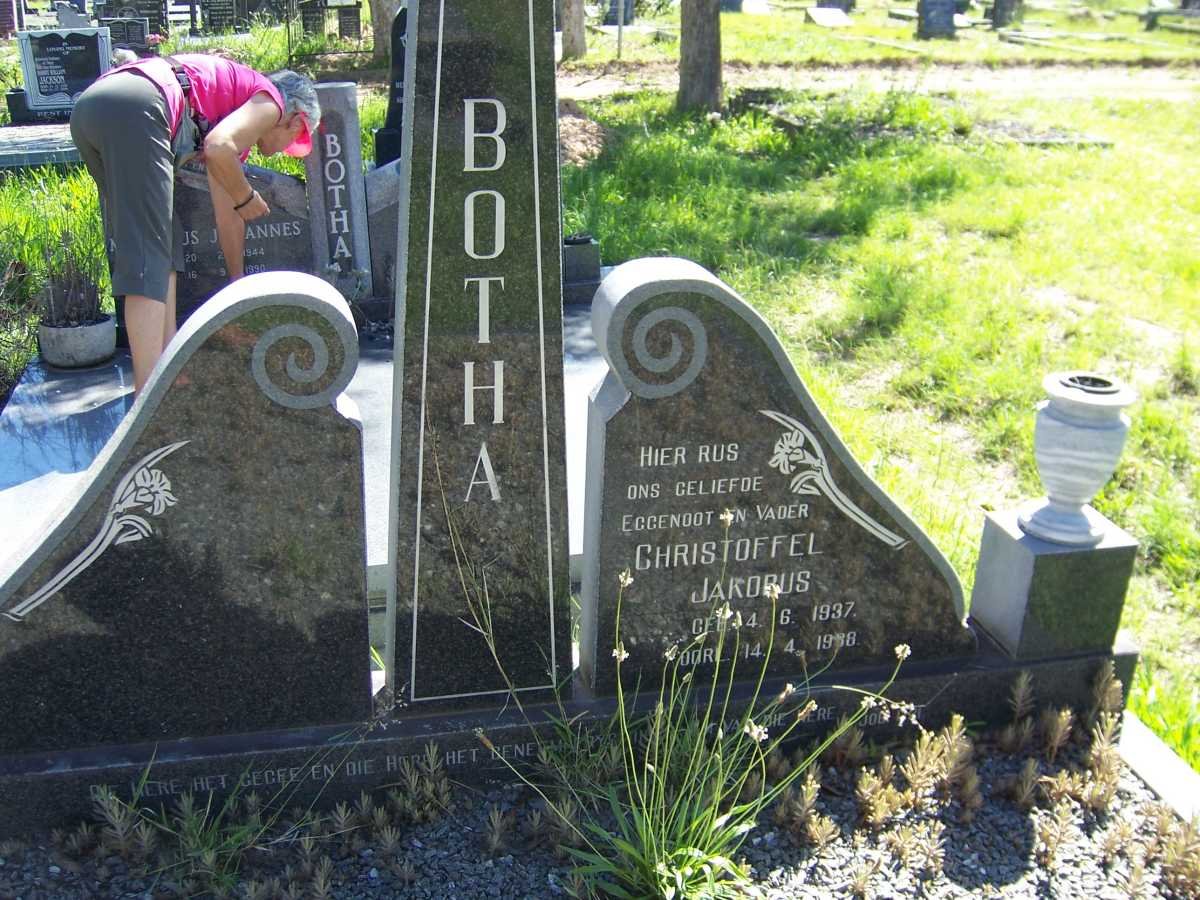 BOTHA Christoffel Jakobus 1937-1988