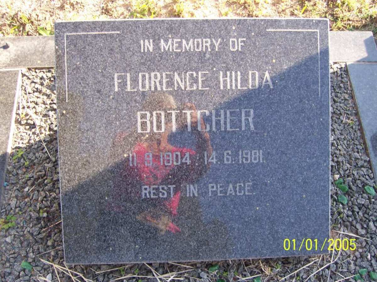 BOTTCHER Florence Hilda 1904-1981