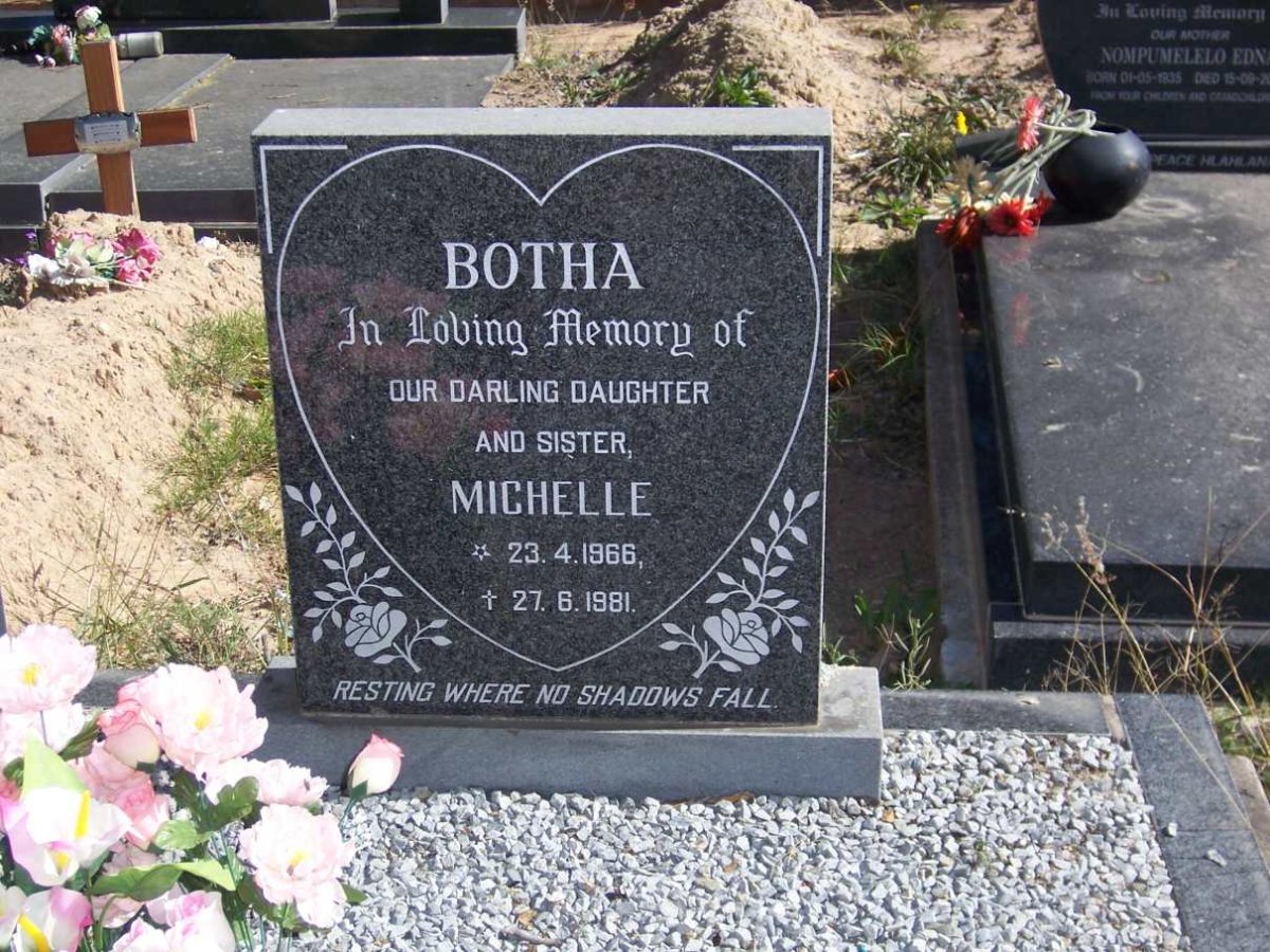 BOTHA Michelle 1966- 1981