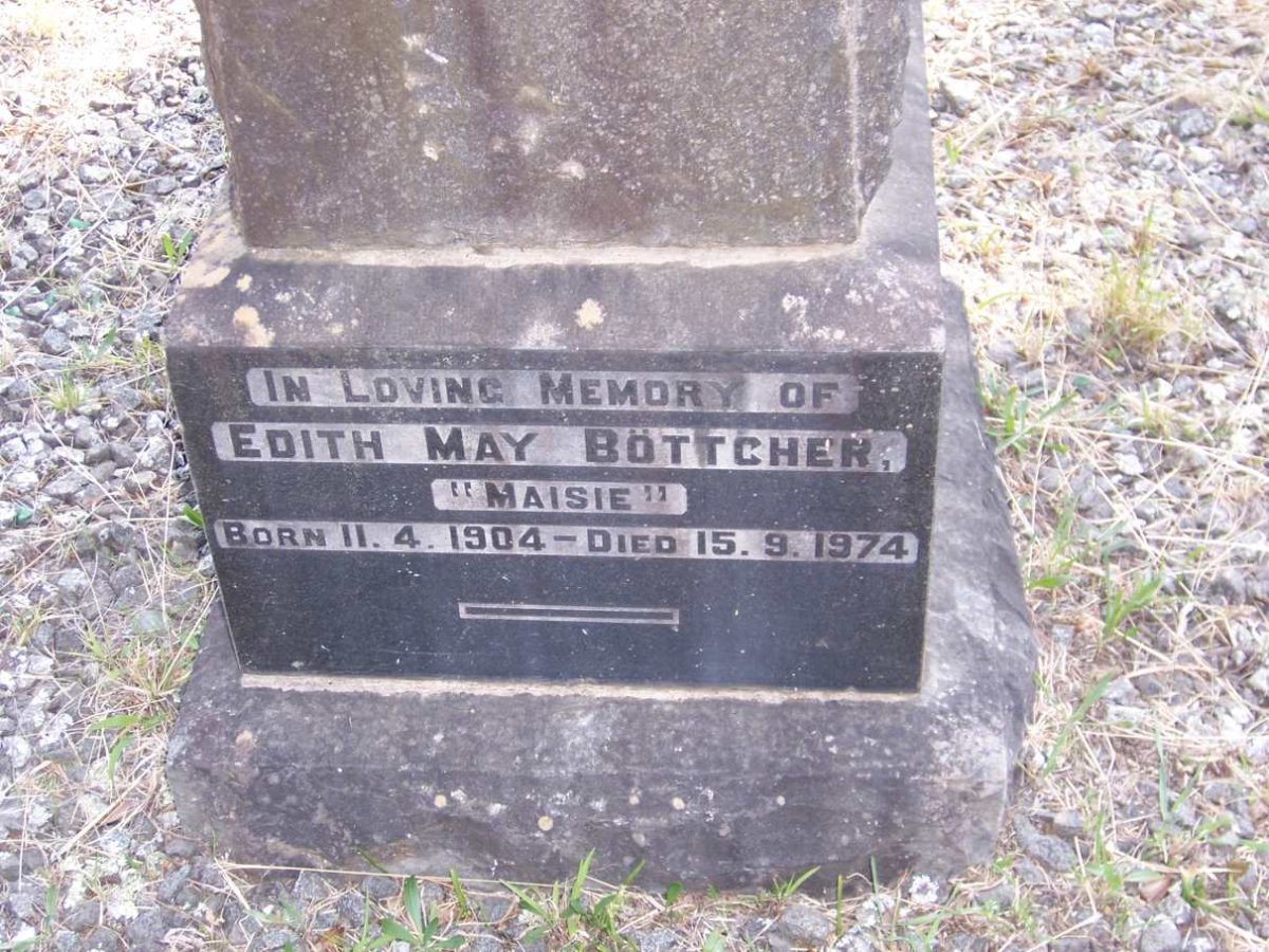 BOTTCHER Edith May 1904-1974