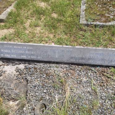 BOTHA Daniel Stefanis 1884-1965 &amp; Maria Susanna 1890-1971