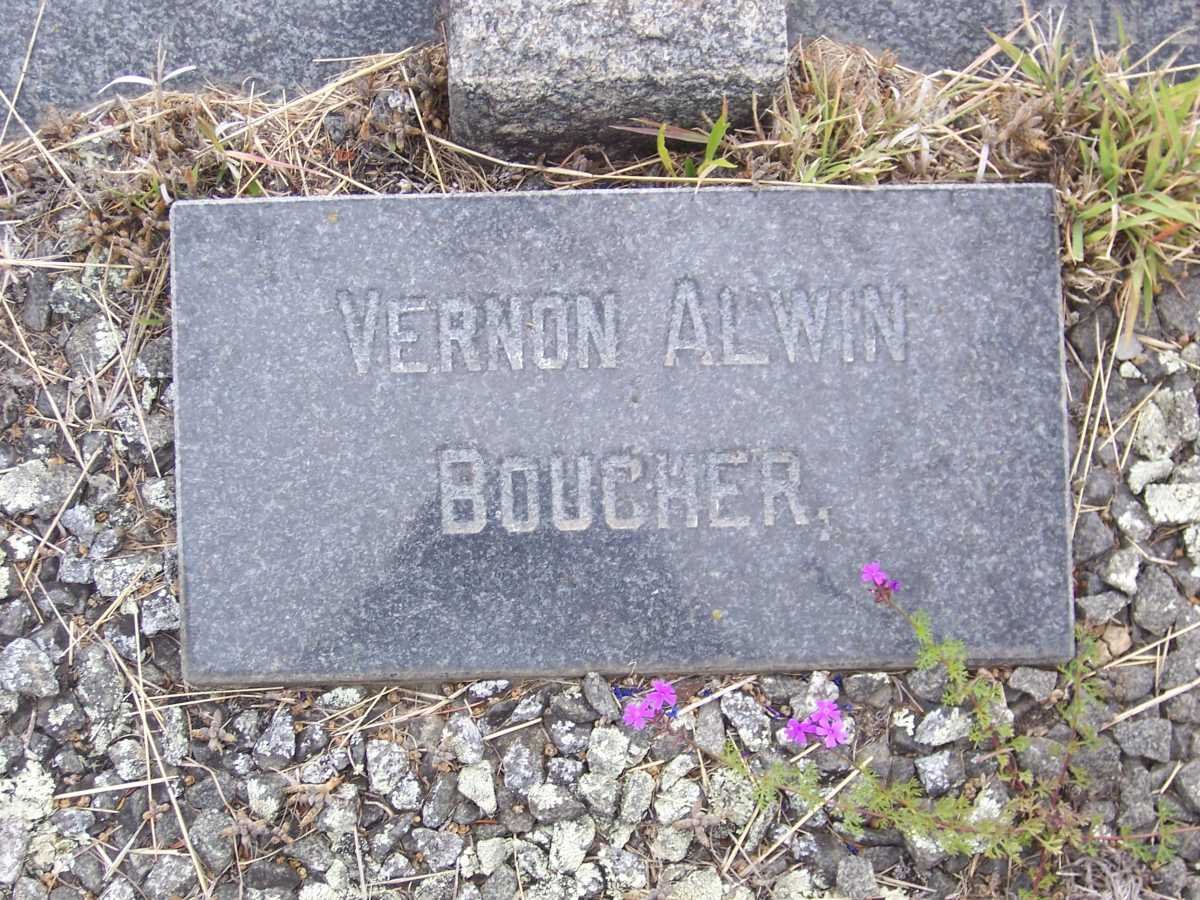 BOUCHER Vernon Alwyn 