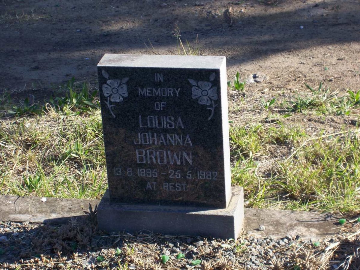 BROWN Louisa Johanna 1895-1982