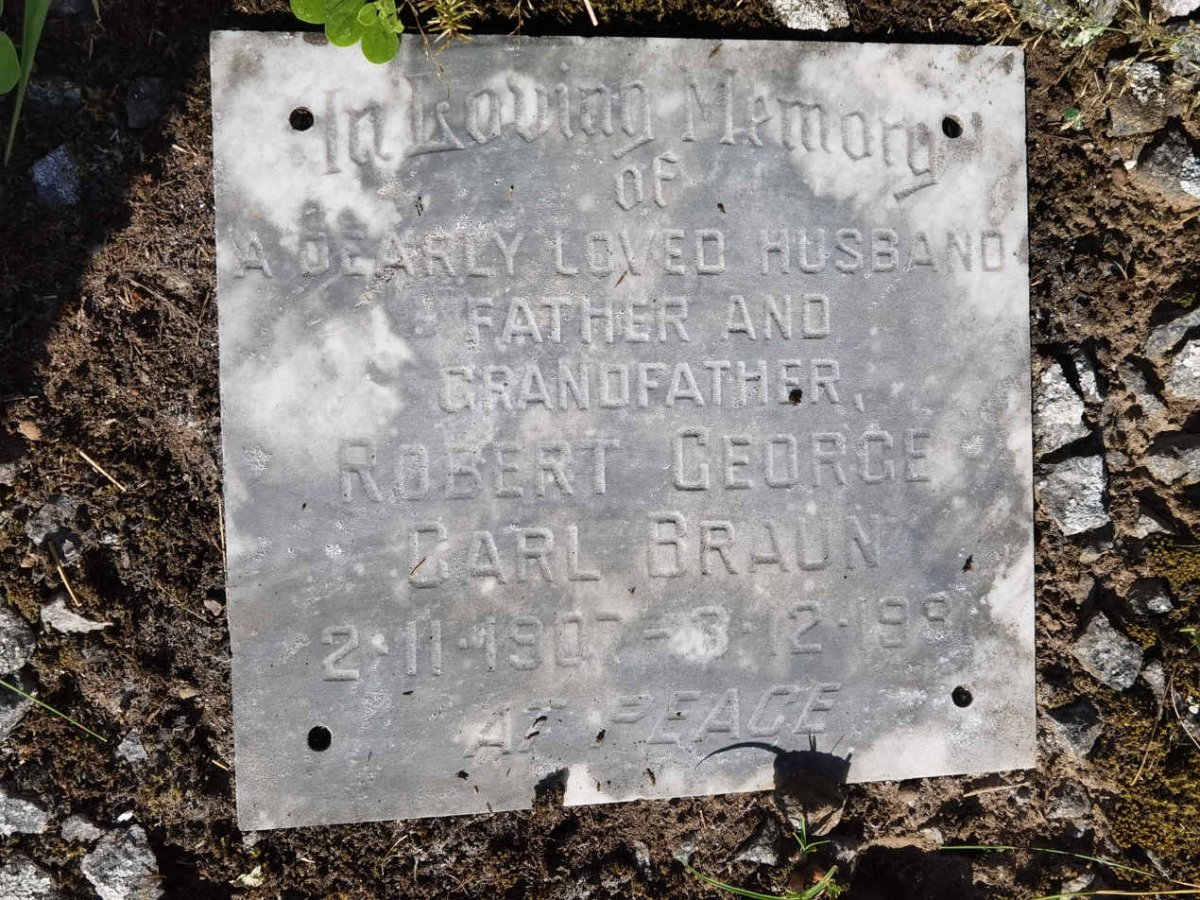 BRAUN Robert George Carl 1907-19?1