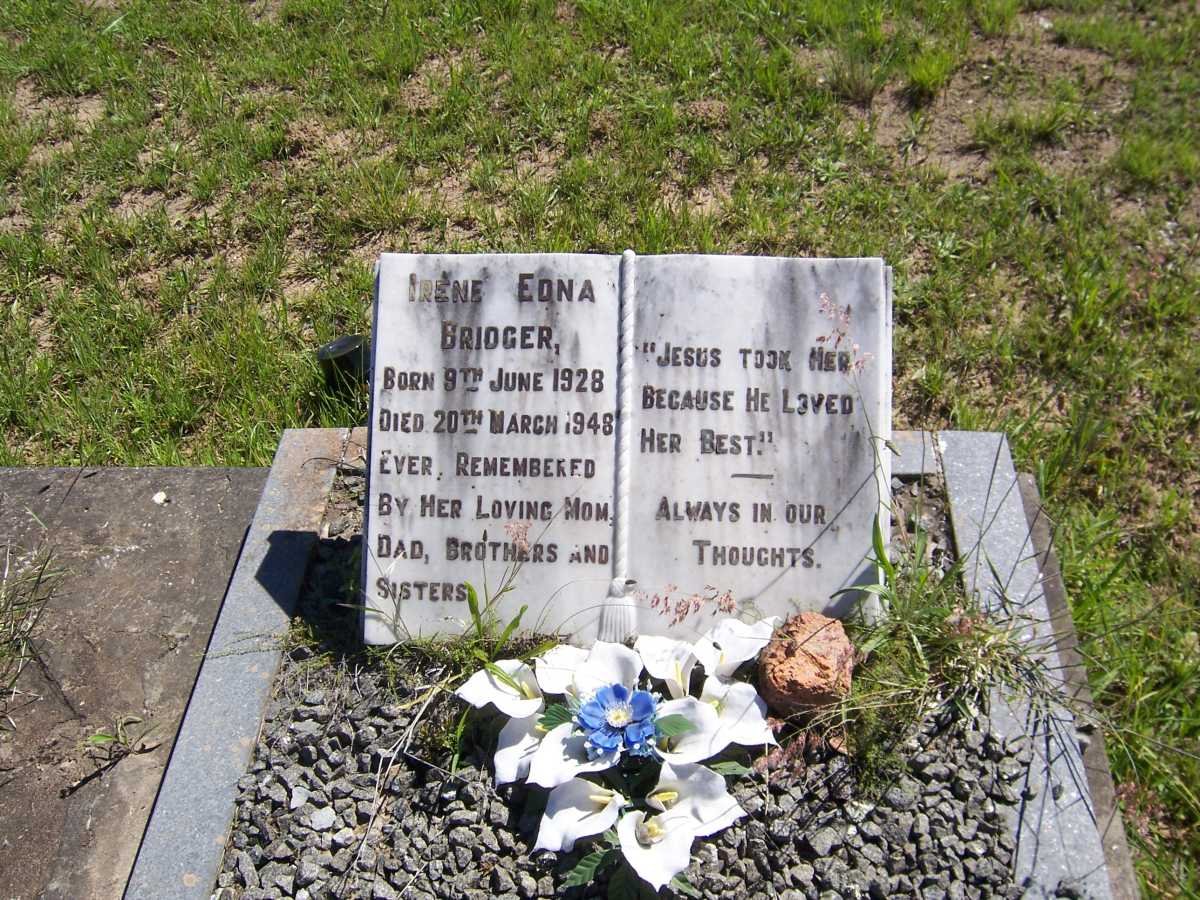 BRIDGER Irene Edna 1928-1948