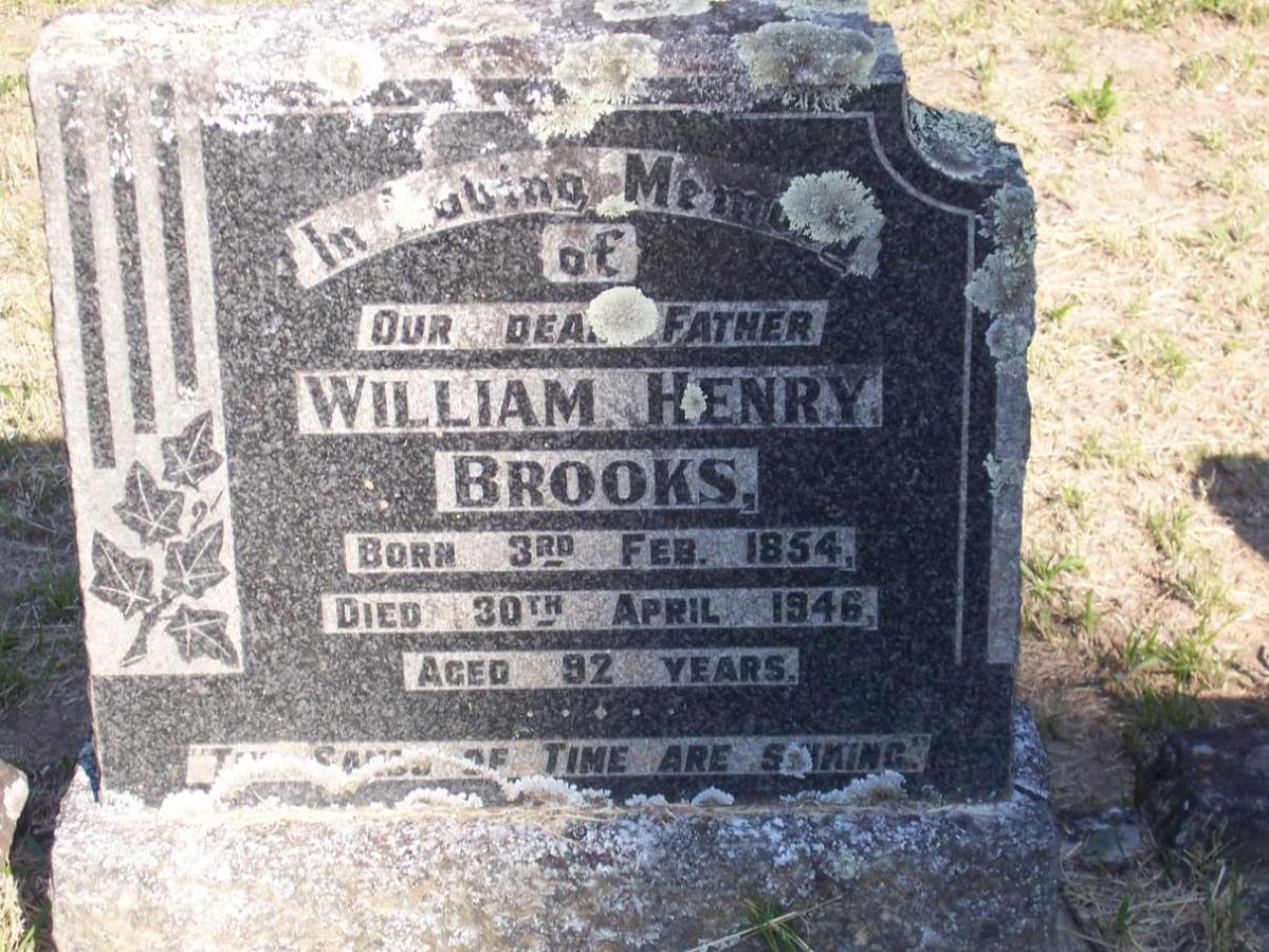 BROOKS William Henry 1854-1946