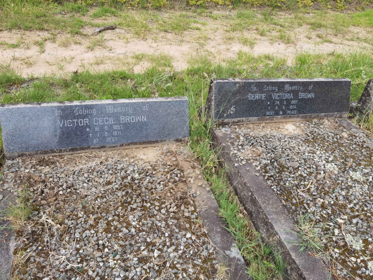 BROWN Victor Cecil 1897-1971 :: BROWN Gertie Victoria 1897-1974