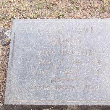 BUSSE Adeline Amelie nee BIRKHOLTZ 1916-1948