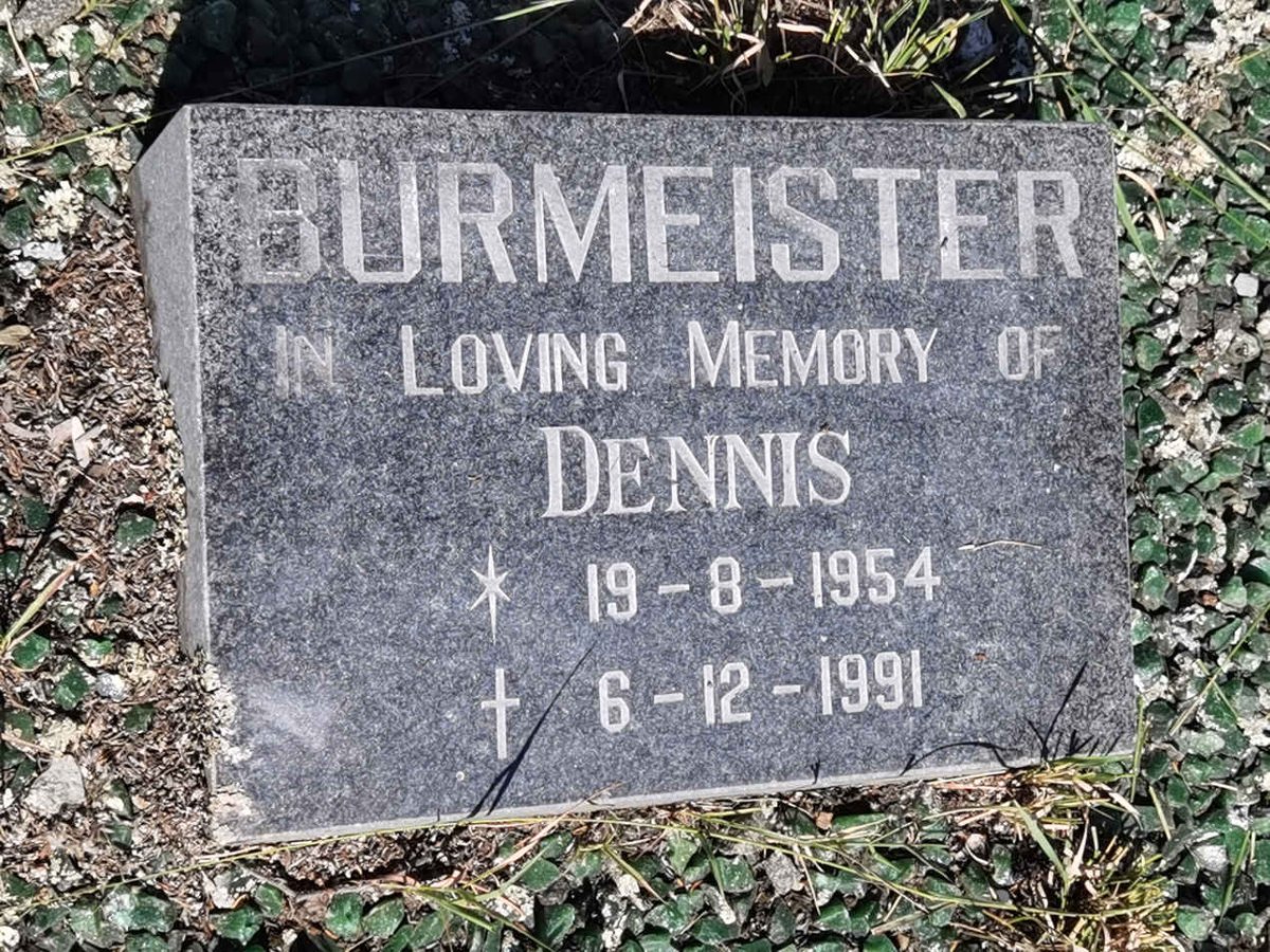 BURMEISTER Dennis 1954-1991