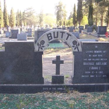 BUTT Beatrice Adelaide 1912-1971
