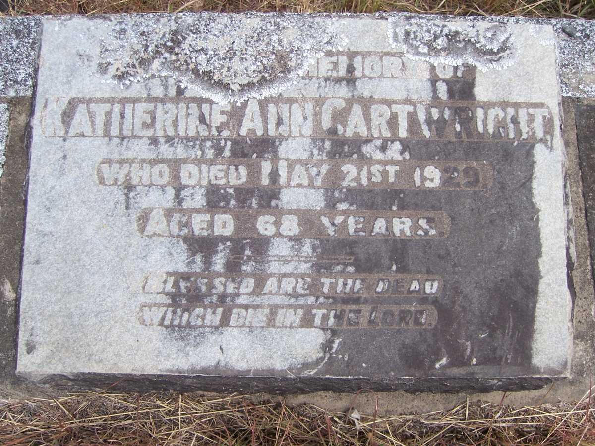 CARTWRIGHT Katherine Ann -1929