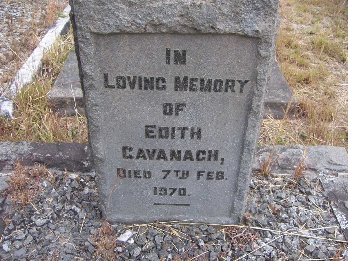 CAVANAGH Edith -1970
