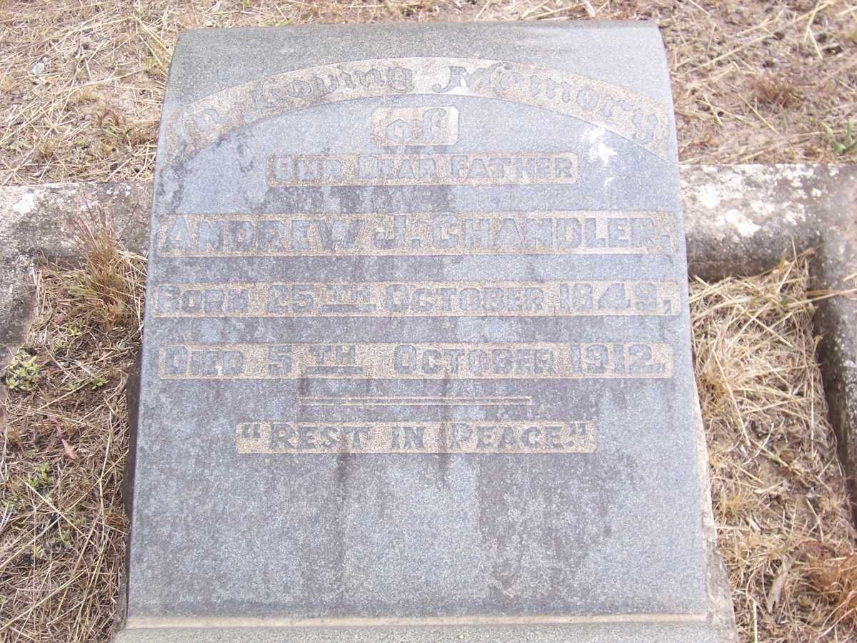 CHANDLER Andrew J. 1849-1912