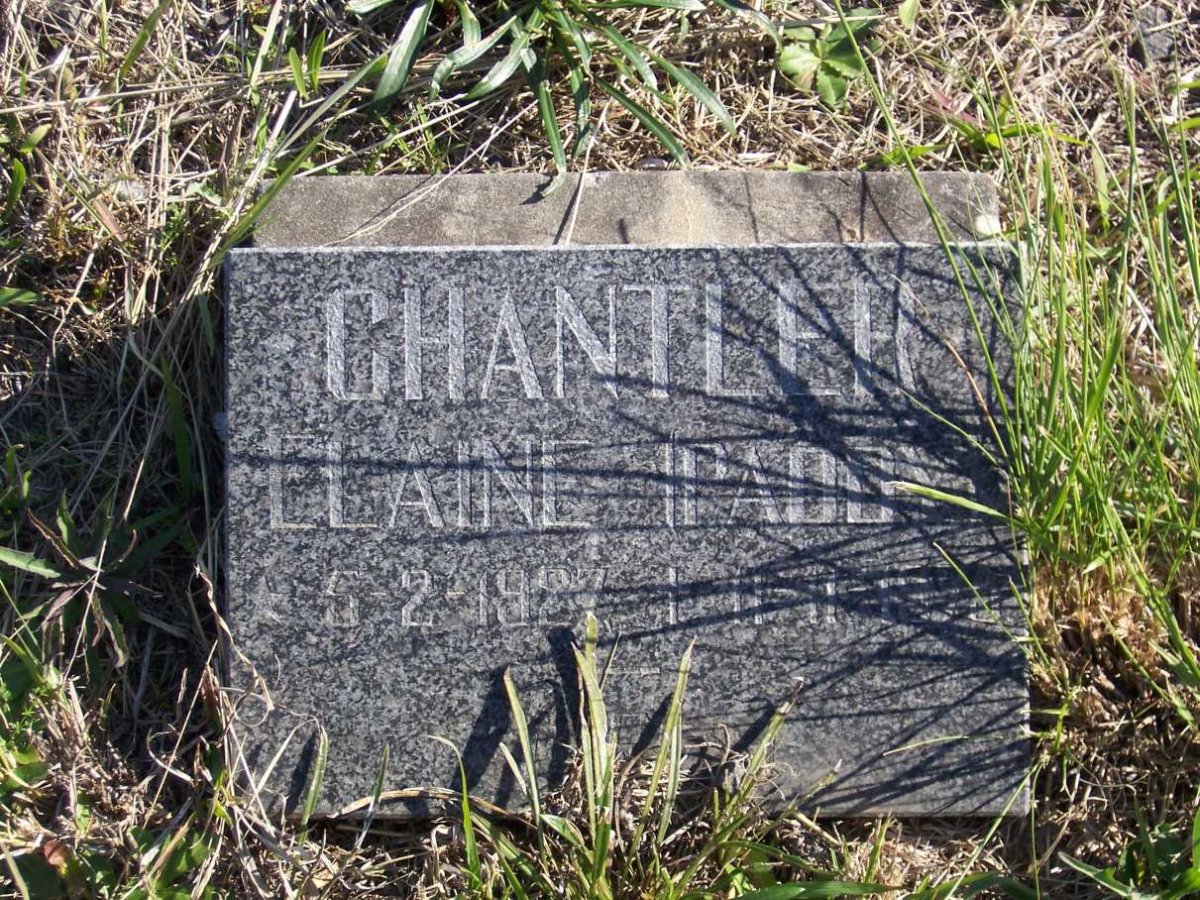 CHANTLER Elaine 1927-1975