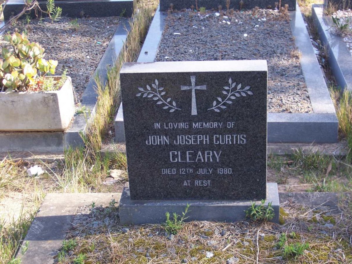 CLEARY John Joseph Curtis -1980