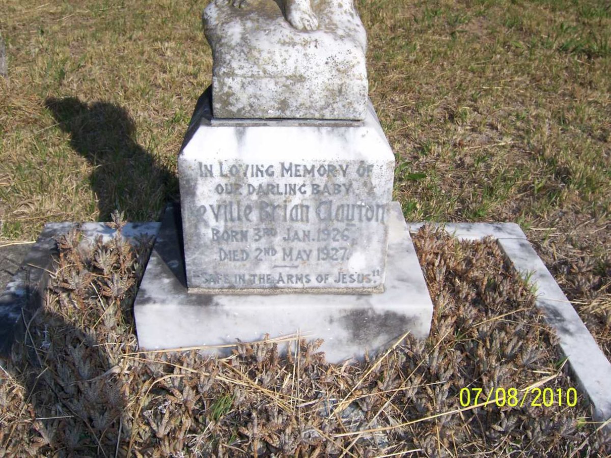 CLAYTON Neville Brian 1926-1927