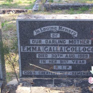 COLLOCOTT Emma ?-1989