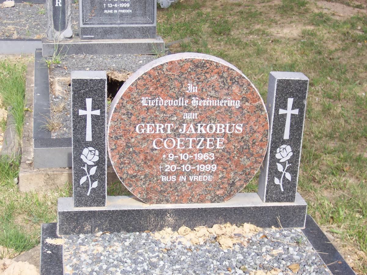 COETZEE Gert Jakobus 1963-1999
