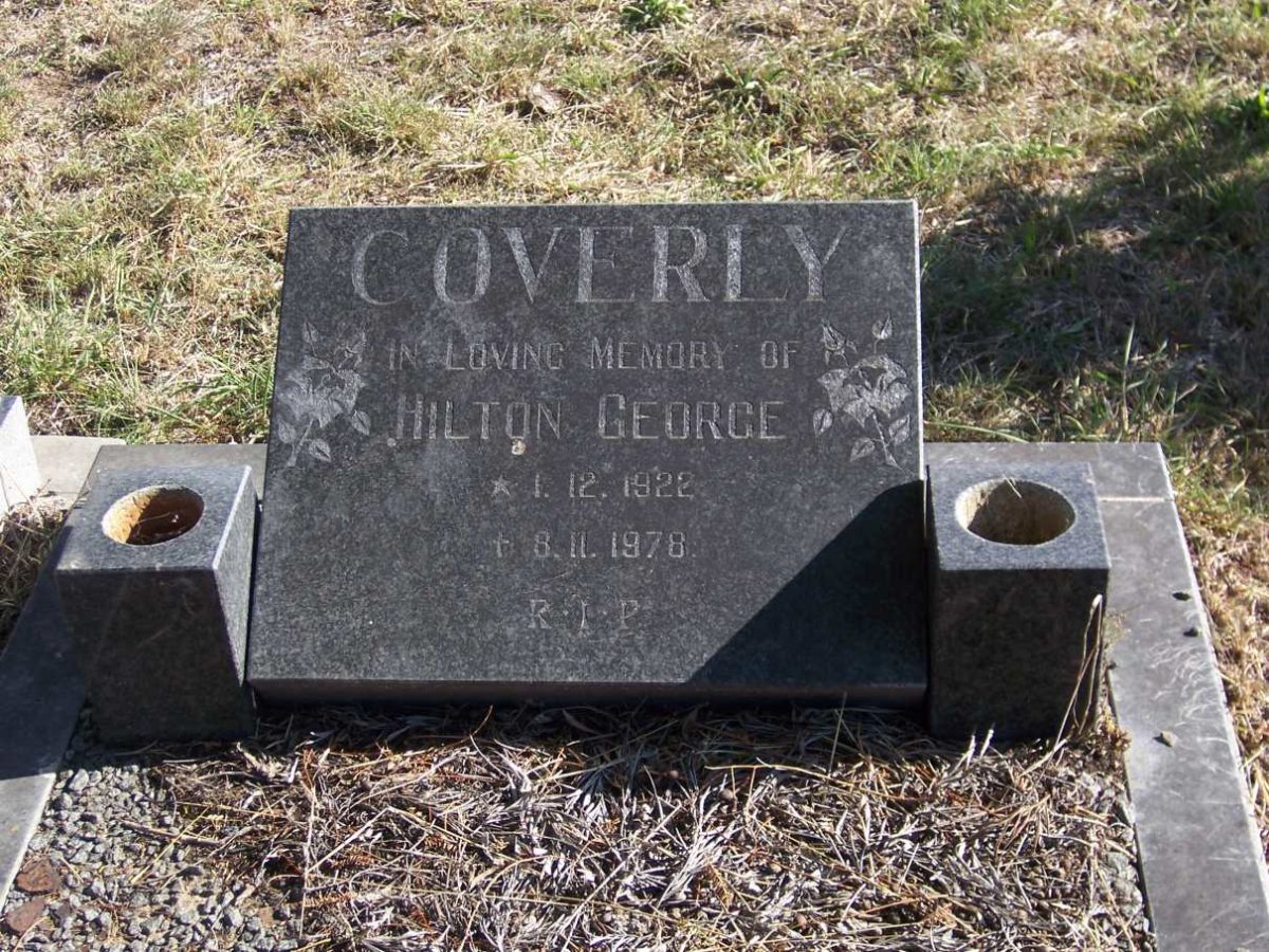 COVERLY Hilton George 1922-1978