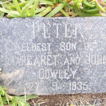COWLEY Peter -1935