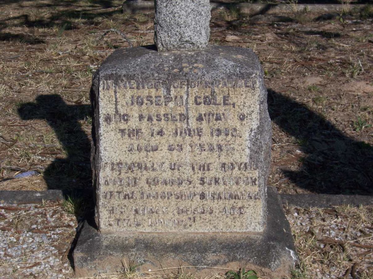 COLE Joseph -1902