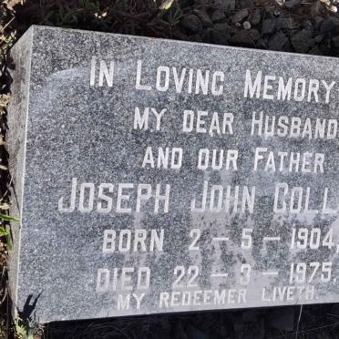 COLLINS Joseph John 1904-1975