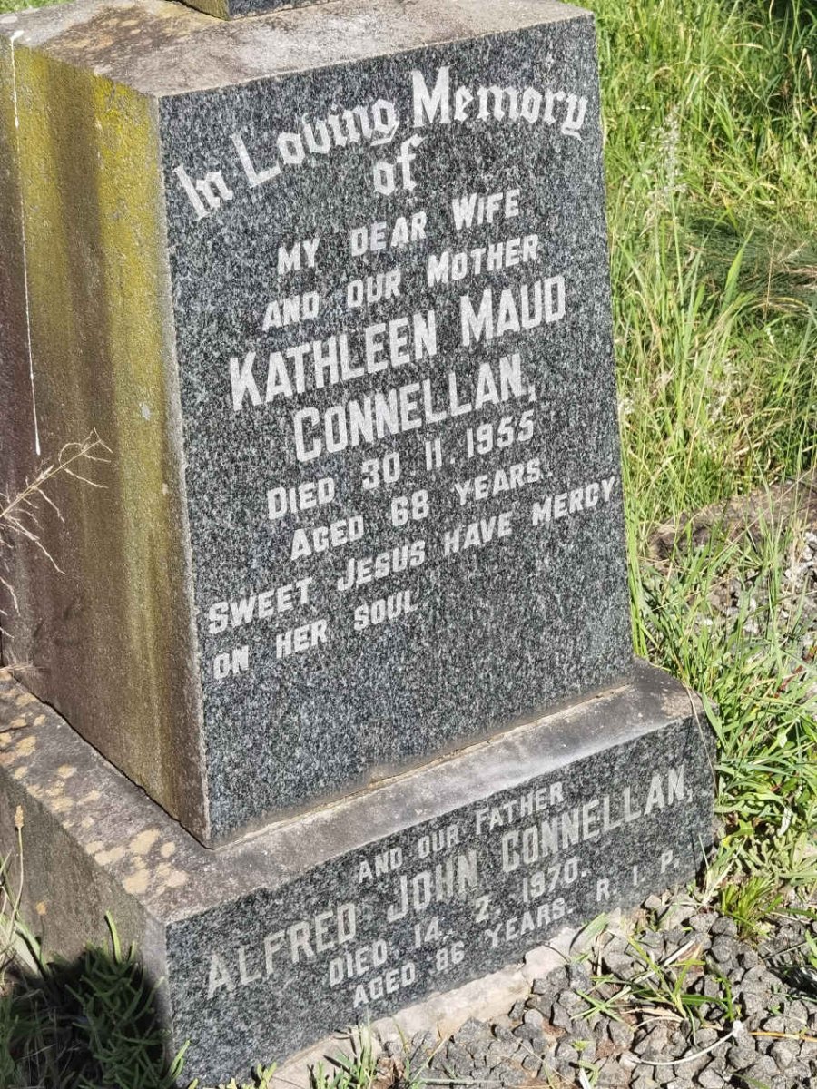 CONNELLAN Alfred John -1970 & Kathleen Maud -1955