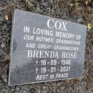 COX Brenda Rose 1940-2021