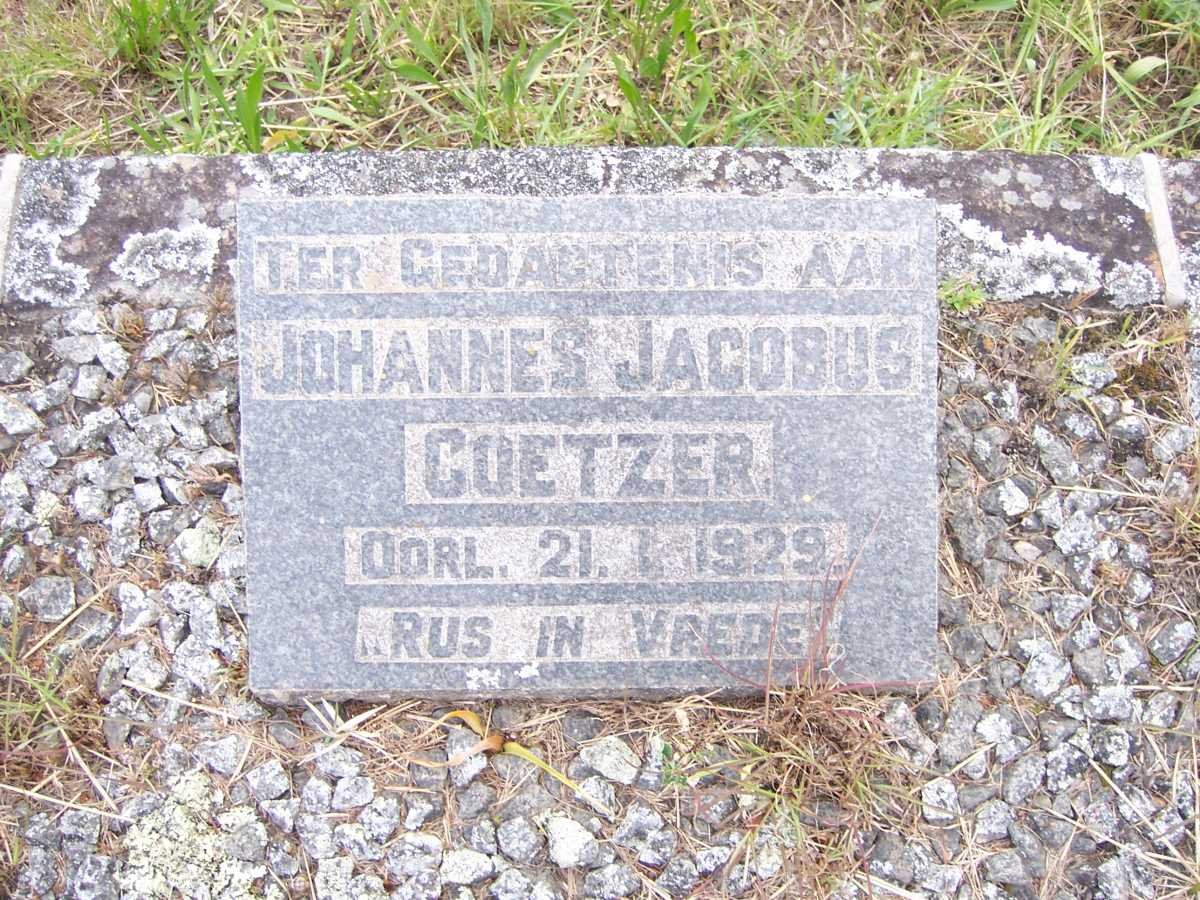COETZER Johannes Jacobus -1929