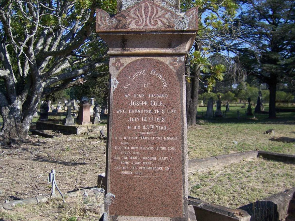 COLE Joseph -1918