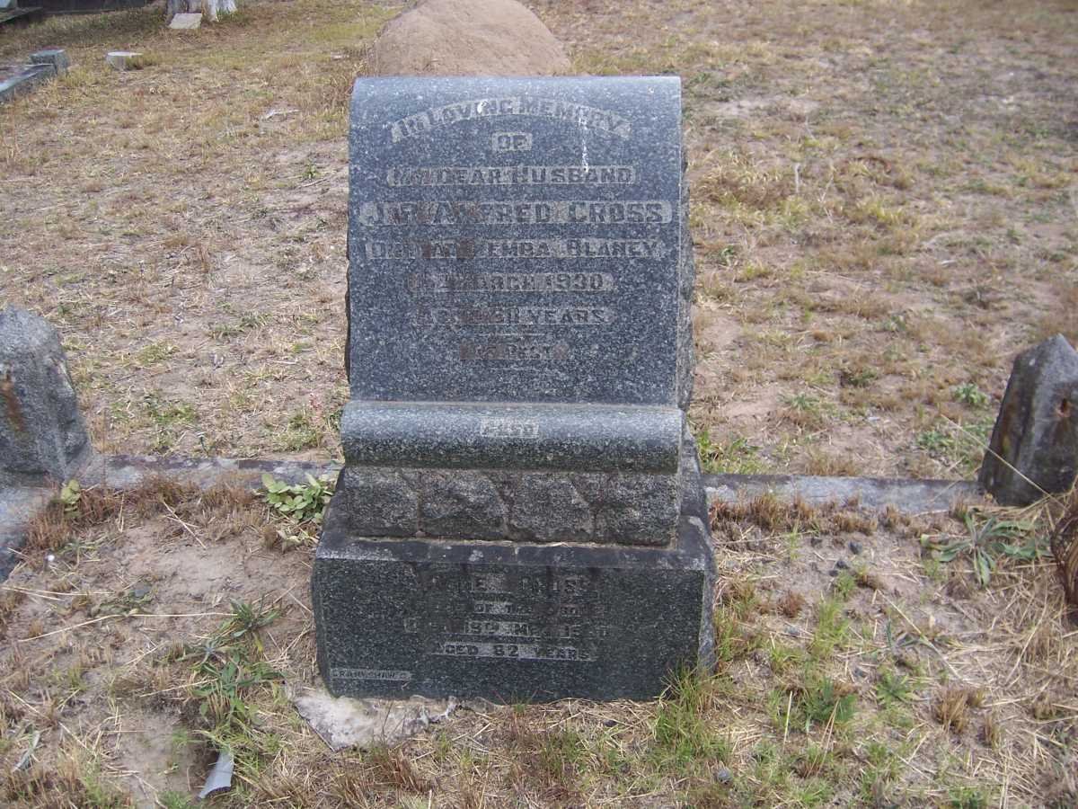CROSS J.R. Alfred -1930