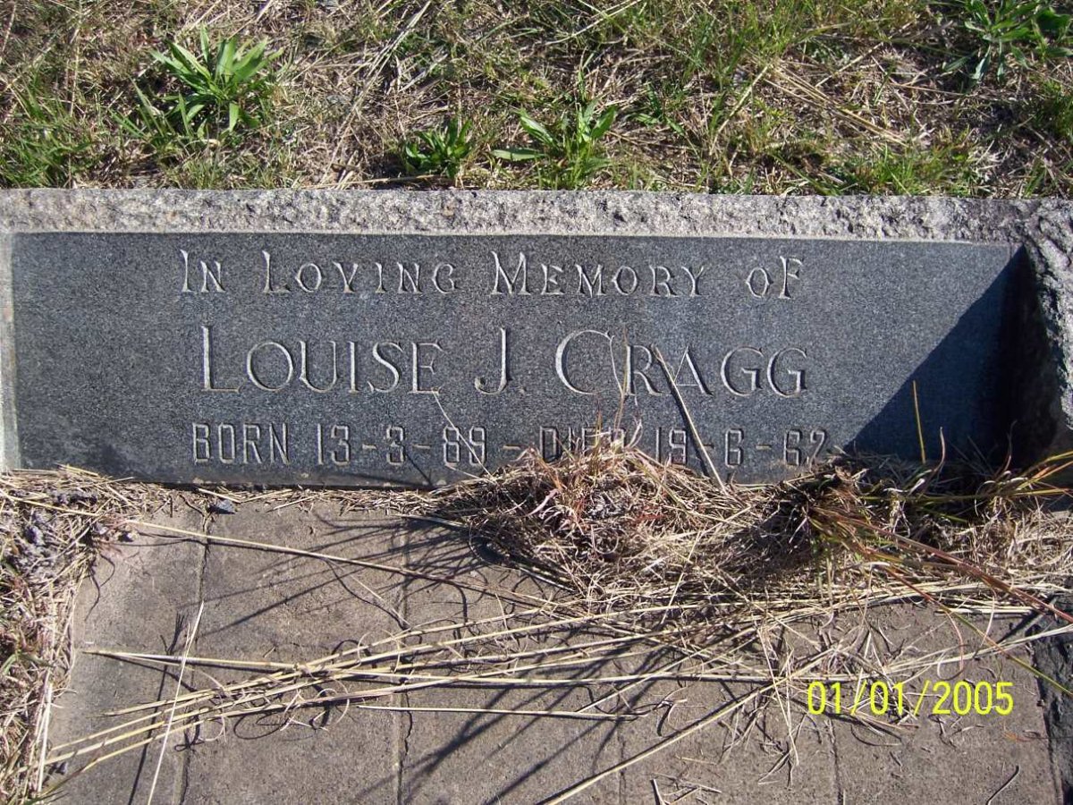 CRAGG Louise J. 1889-1962
