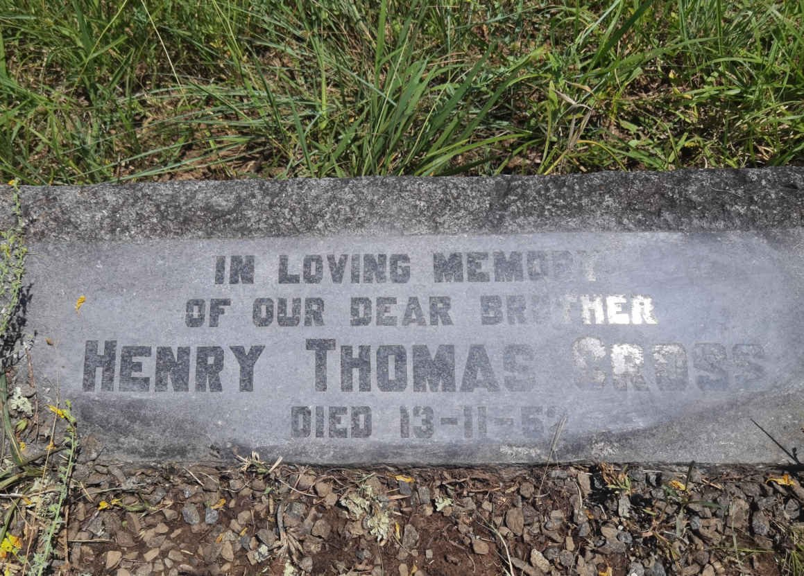 CROSS Henry Thomas -1952