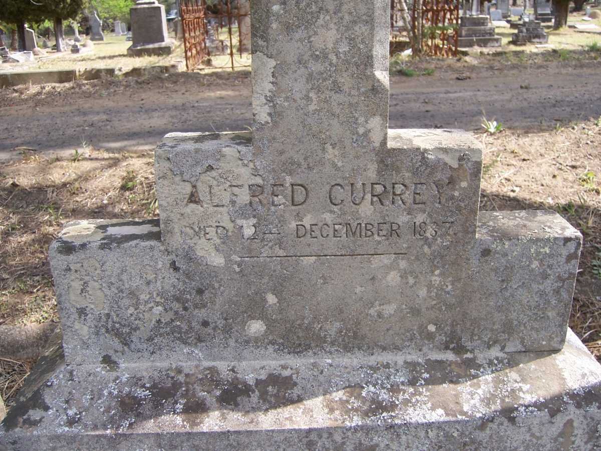 CURREY Alfred -1887