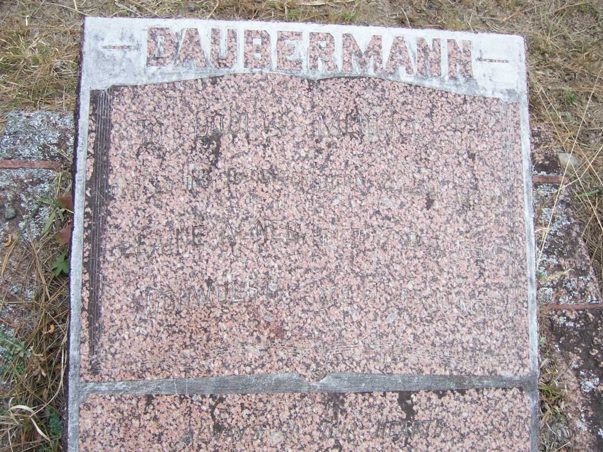 DAUBERMANN Elaine Agnes nee SCHWULST 1935-1954