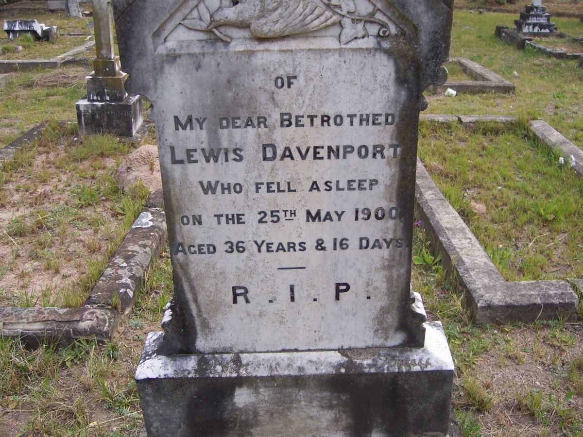 DAVENPORT Lewis -1900