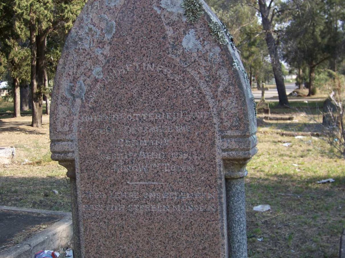 DAVID Johann Gottfried 1817-1899