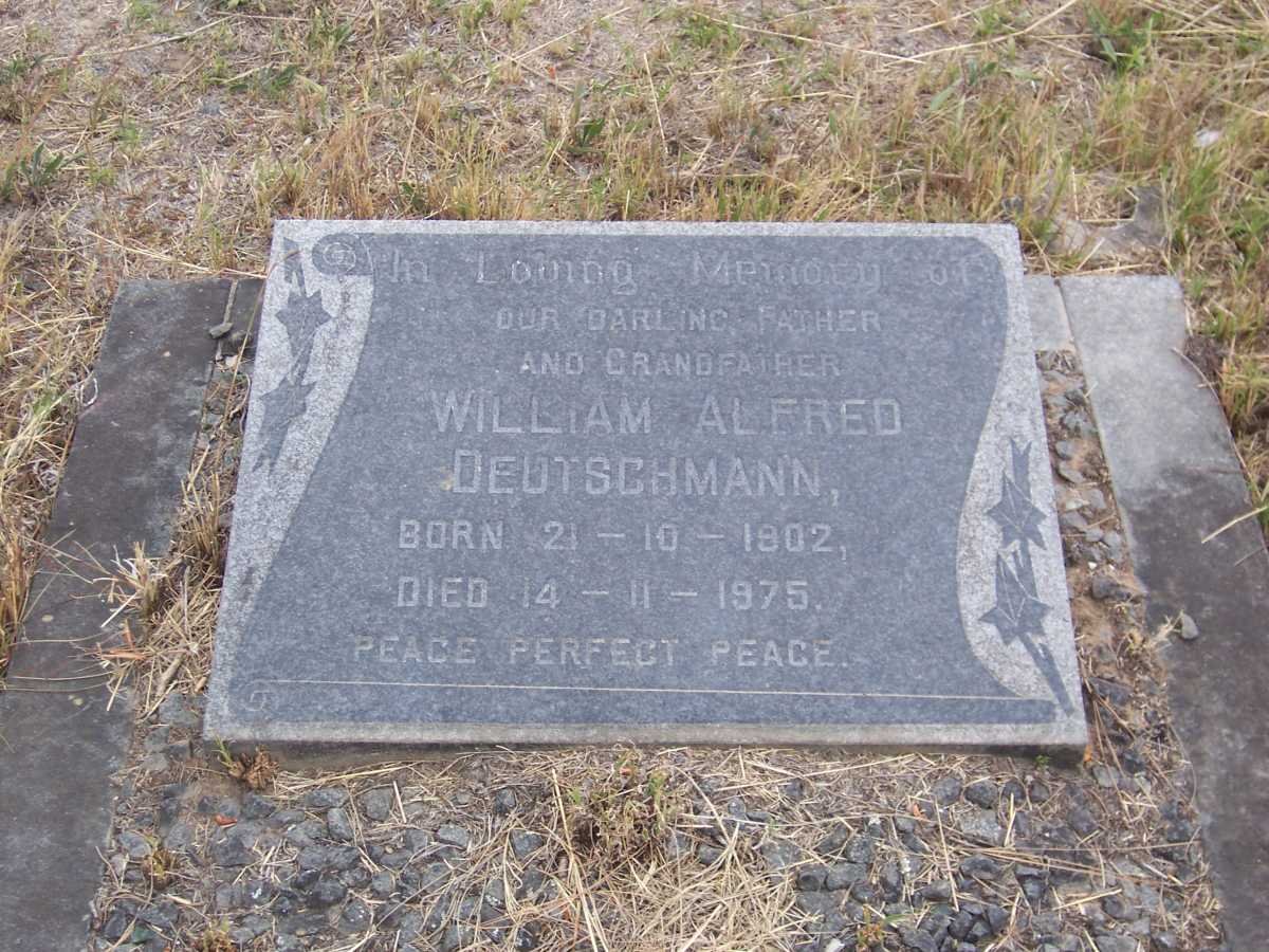 DEUTSCHMANN William Alfred 1902-1975