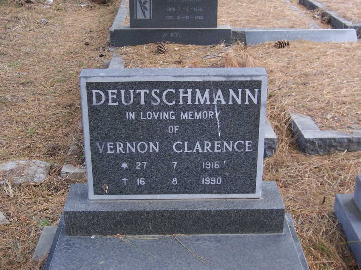 DEUTSCHMANN Vernon Clarence 1916-1990
