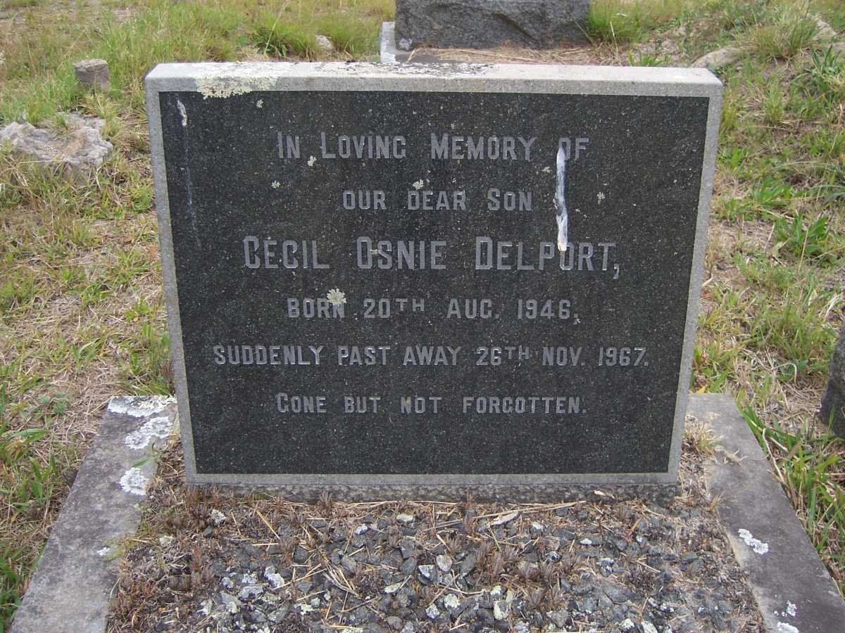 DELPORT Cecil Osnie 1946-1967