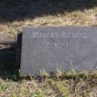 DENEKE Bernard Richard ?-1953