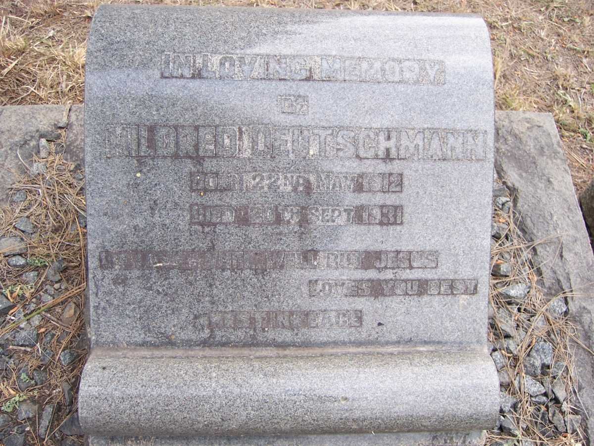 DEUTSCHMANN Mildred 1912-1931