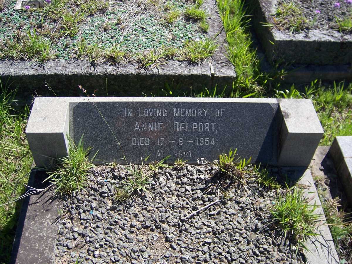 DELPORT Annie -1954