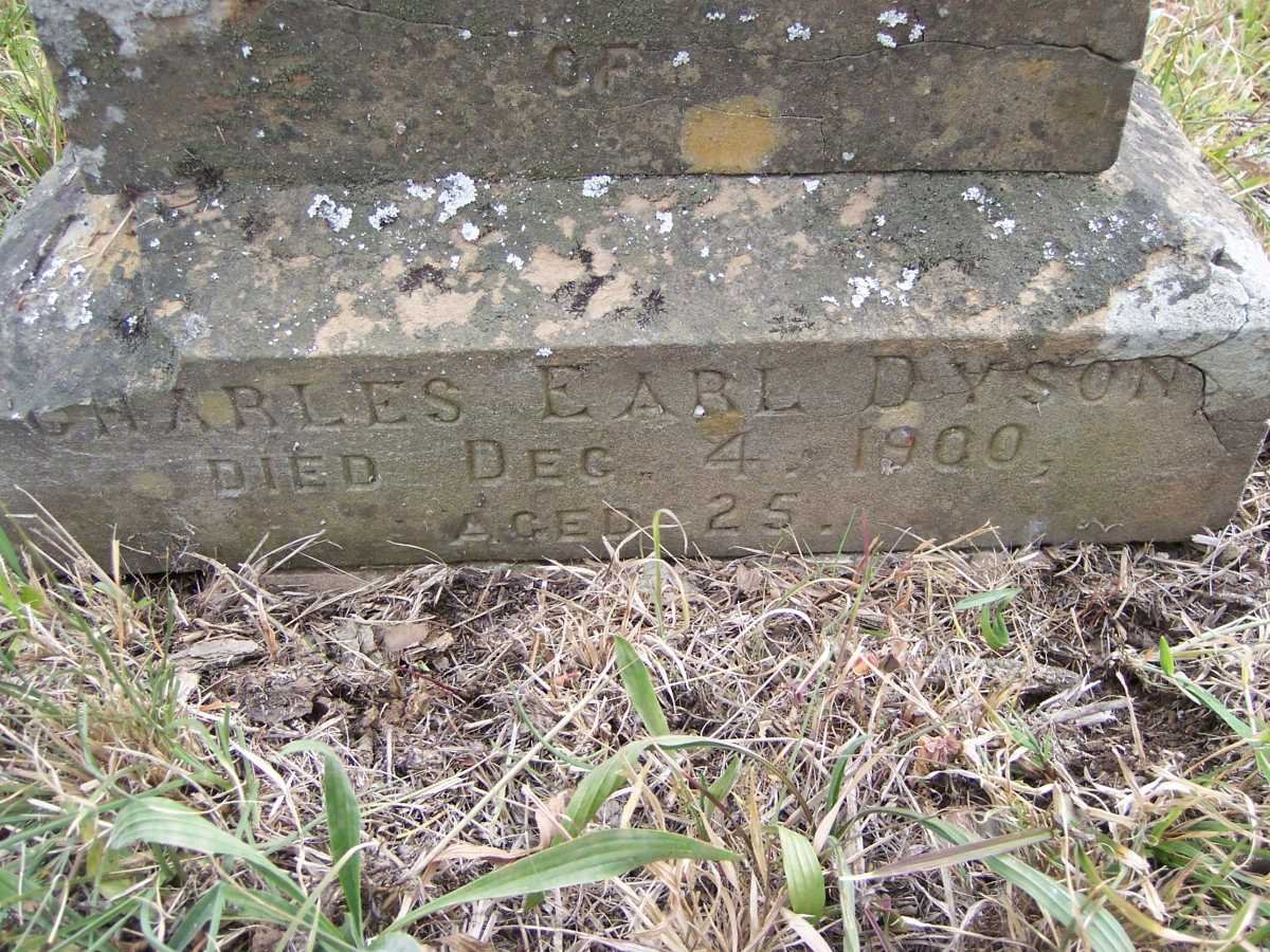 DYSON Charles Earl -1900 