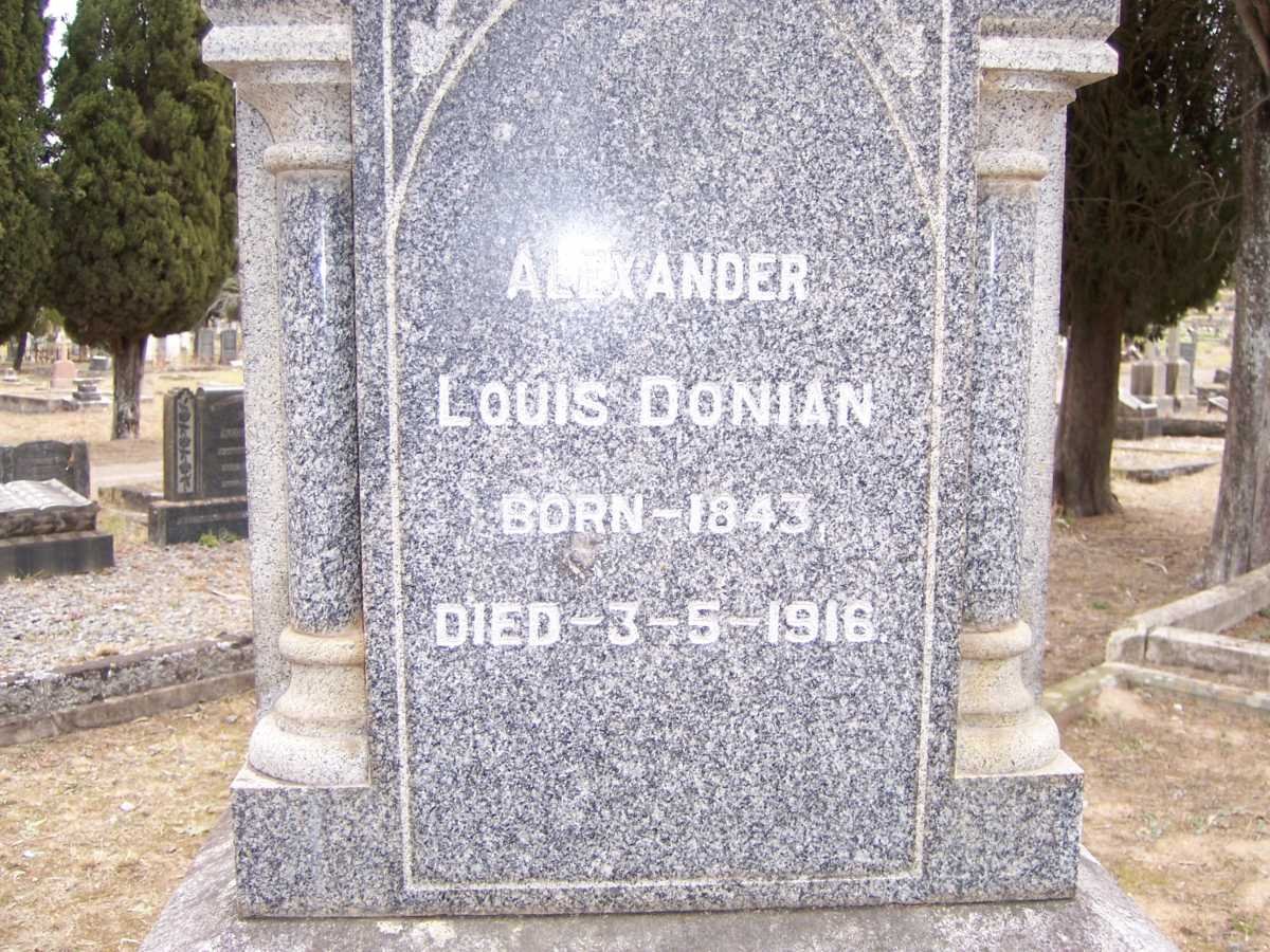 DONIAN Alexander Louis 1843-1916