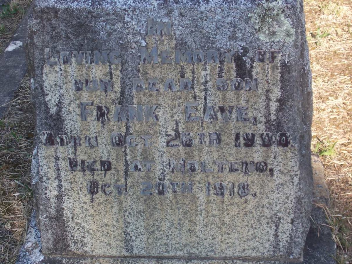 EAVE Frank 1900-1918