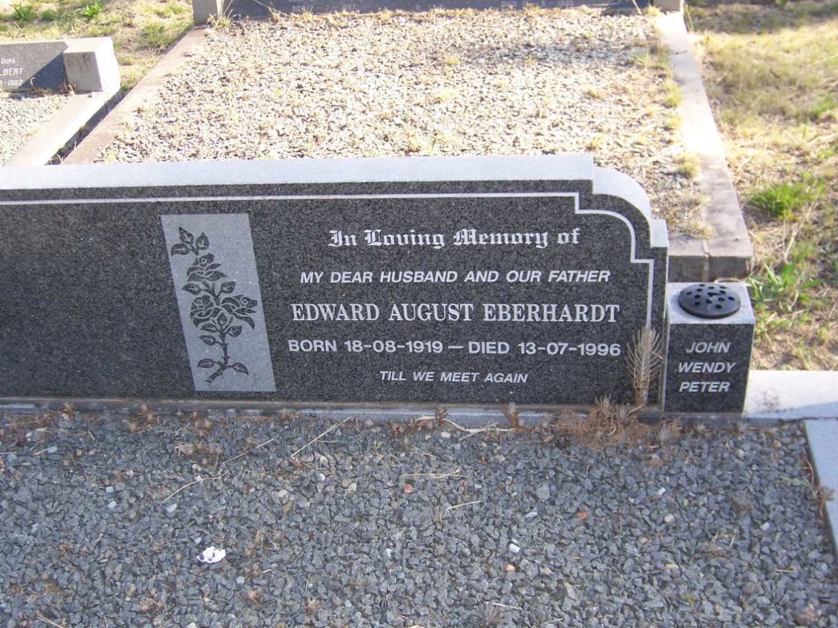EBERHARDT Edward August 1919-1996